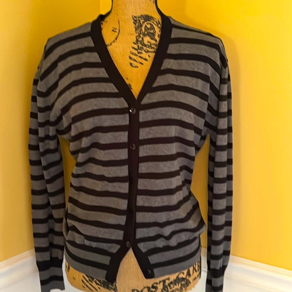 Ya Los Angeles striped cardigan sweater